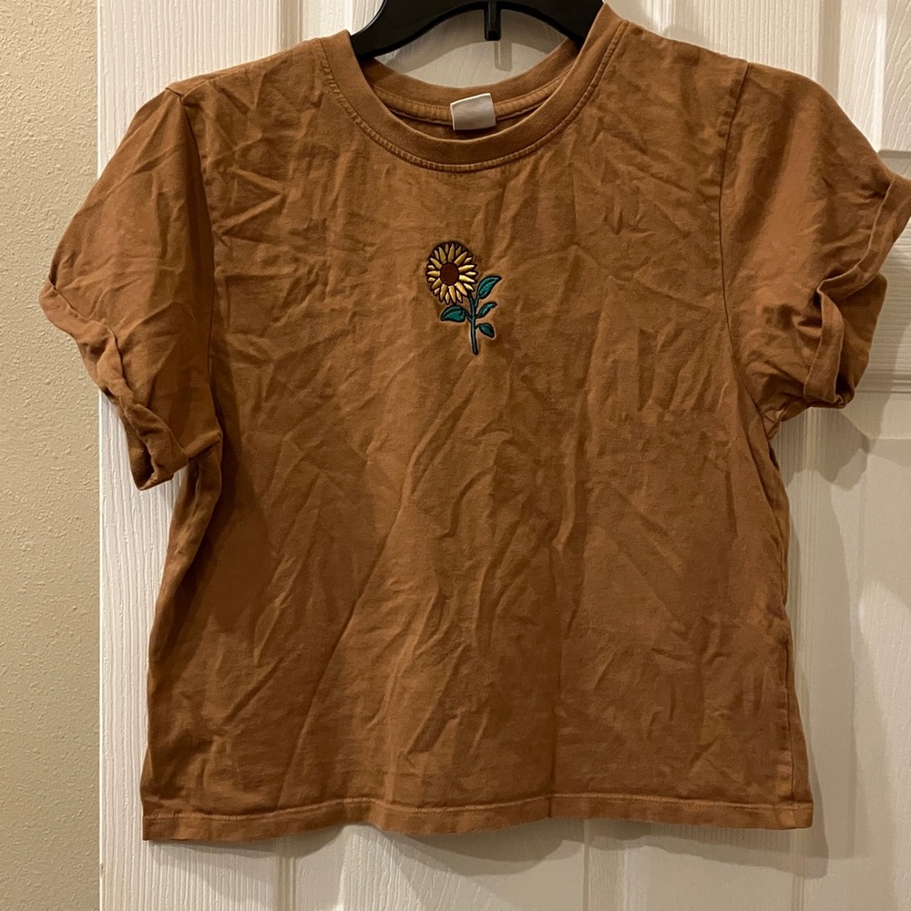Vibe Brown Crewneck Tee